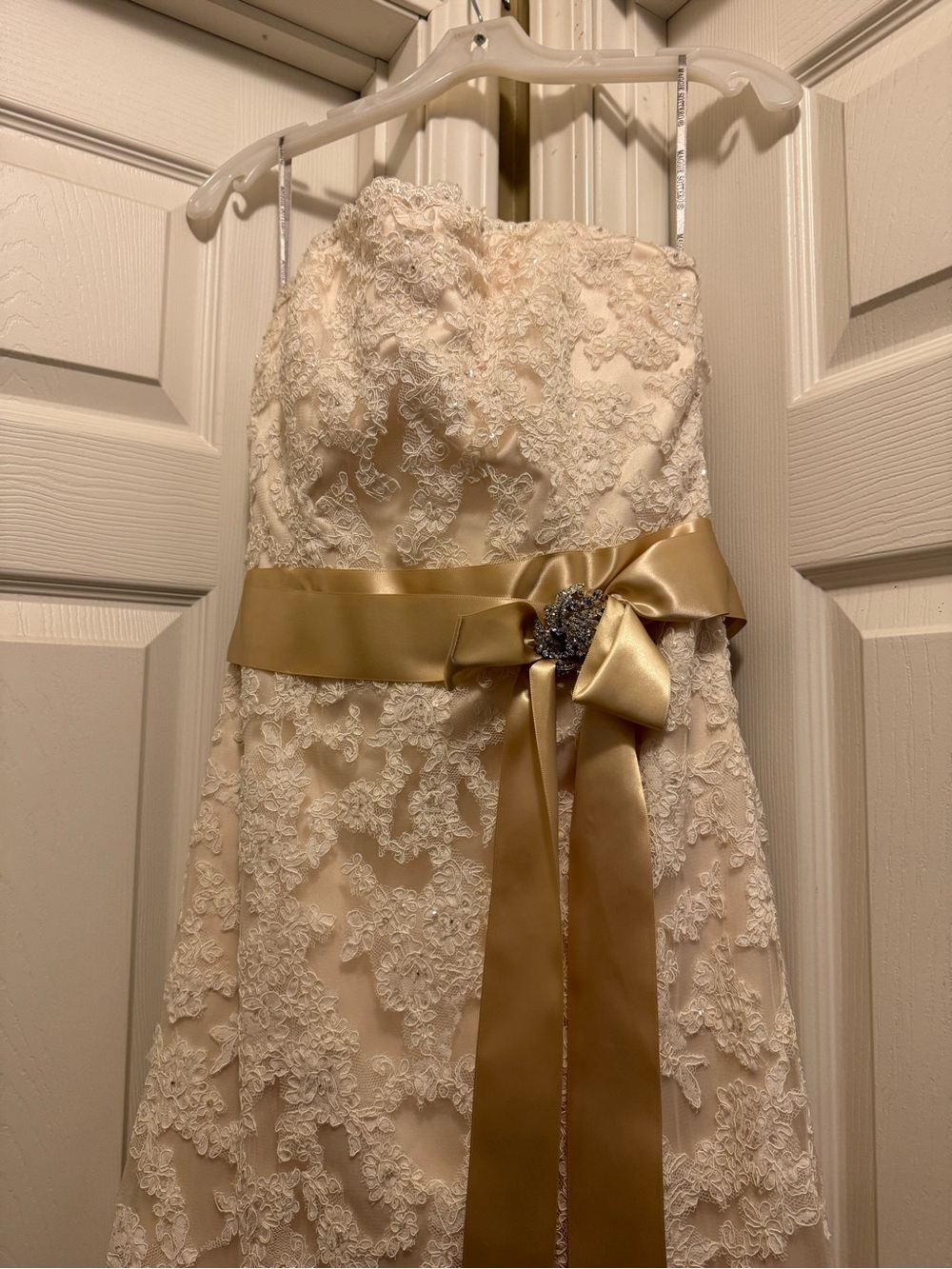 Maggie Sottero- “Karena Royale.” Strapless wedding gown, size 12, New with tags. - Picture 11 of 12